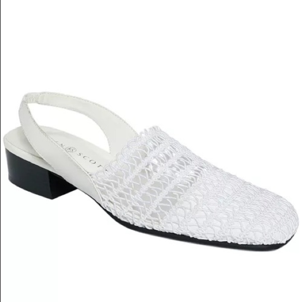 NEW The Carolton slingback sandals by Karen Scott : White Size:11